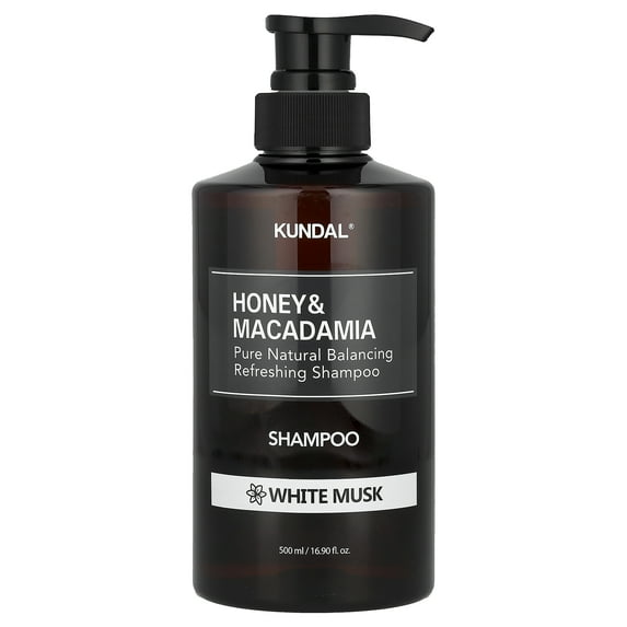 Kundal Honey & Macadamia, Shampoo, White Musk, 16.9 fl oz (500 ml)