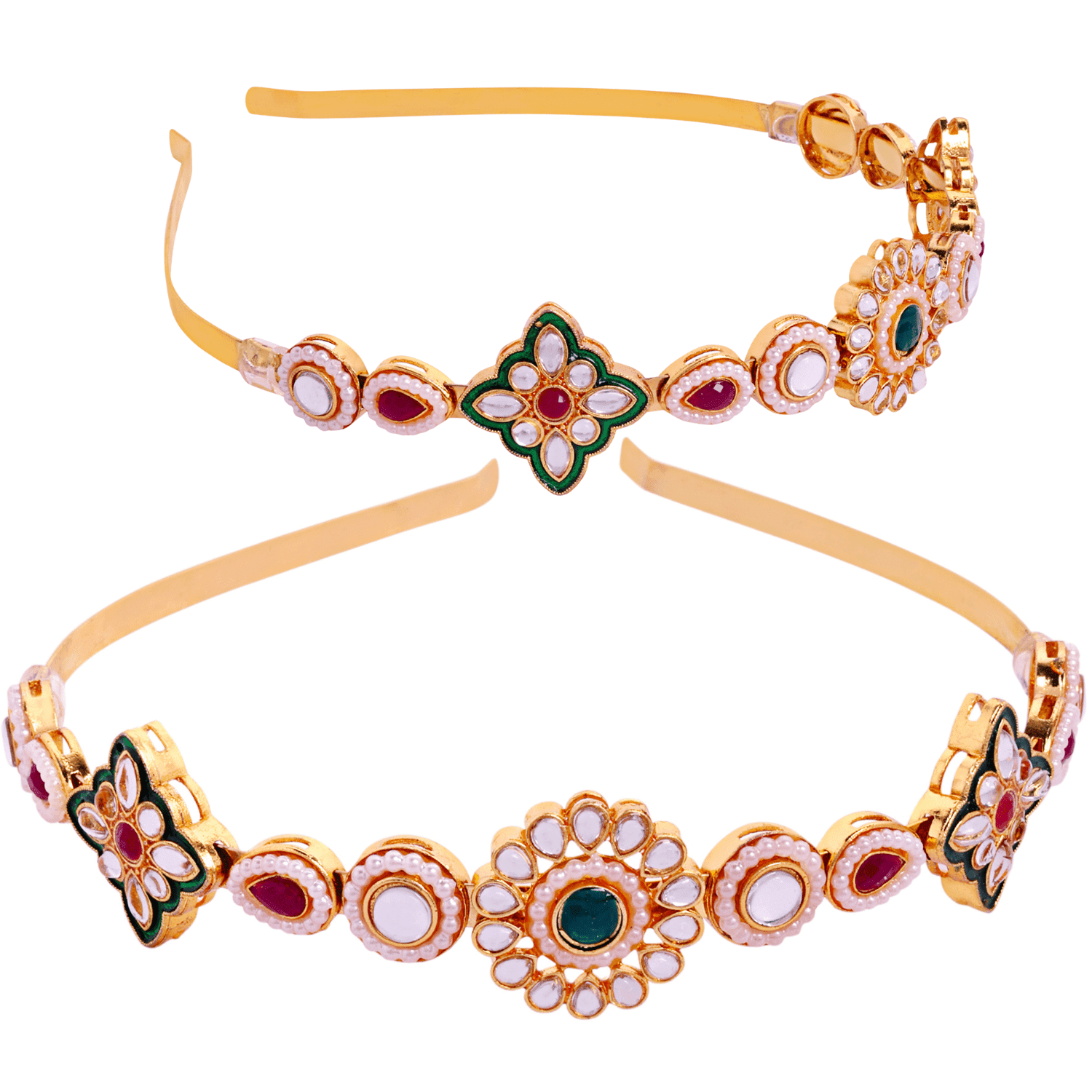 4 Stone headbands-multicolor- jewelry-accessories Thursday the coveted Swarovski® crystal embellished  main image 4