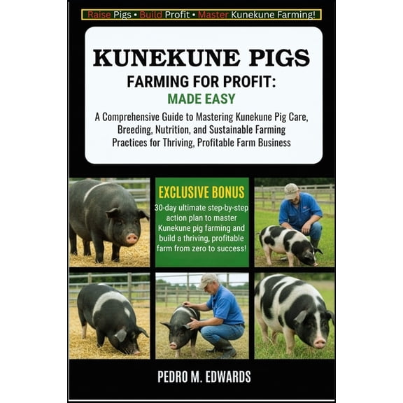 Kunekune Pigs Farming for Profit: MADE EASY: A Comprehensive Guide to Mastering Kunekune Pig Care, Breeding, Nutrition, , (Paperback)