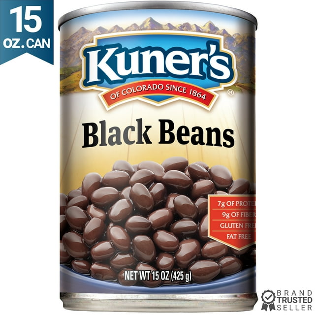 Kuner's Black Beans 15 oz. Can