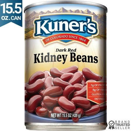 Kuner's Dark Red Kidney Beans 15.5 oz. Can