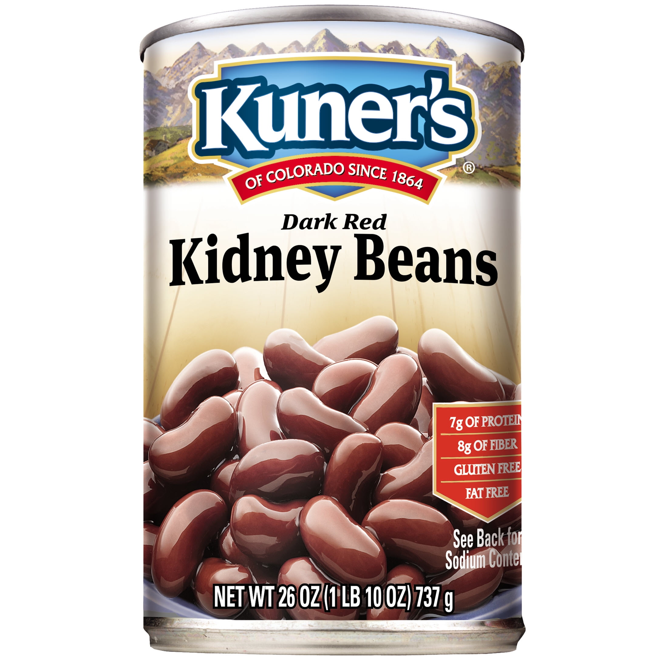 Kuner's Dark Red Kidney Beans 26 oz. Can