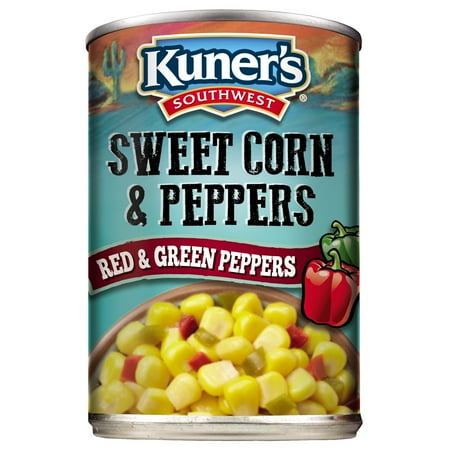Kuner's Southwest Corn with Red and Green Peppers 15 oz. Can