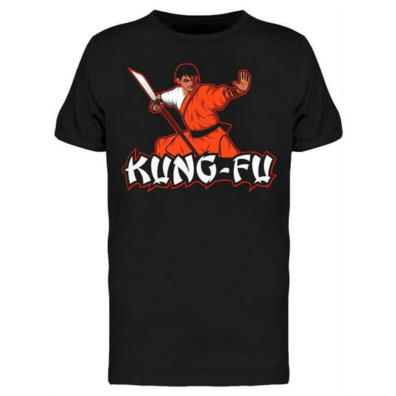 Kung Fu Design T-Shirt Men -Image by Shutterstock, Male XX-Large