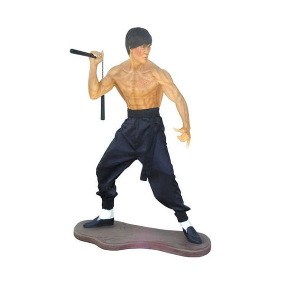 Kung-Fu Fighter Life Size Statue