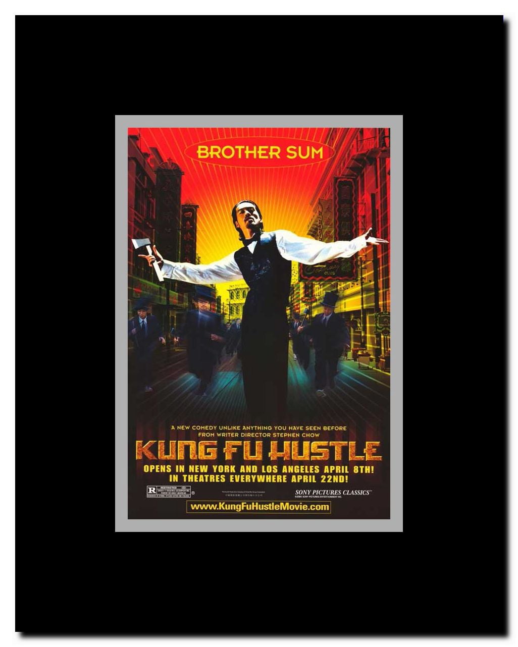 Kung Fu Hustle Framed Movie Poster