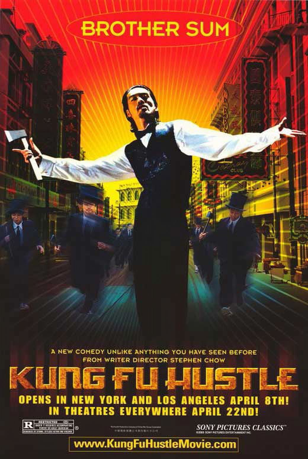 Kung Fu Hustle movie POSTER (Style G) (11" x 17") (2005)