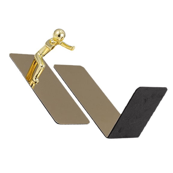 Kung Fu Man Bookends Book Holders Shelf Metal Book End Decorative Bookends Book Stoppers Creative Bookends for Student
