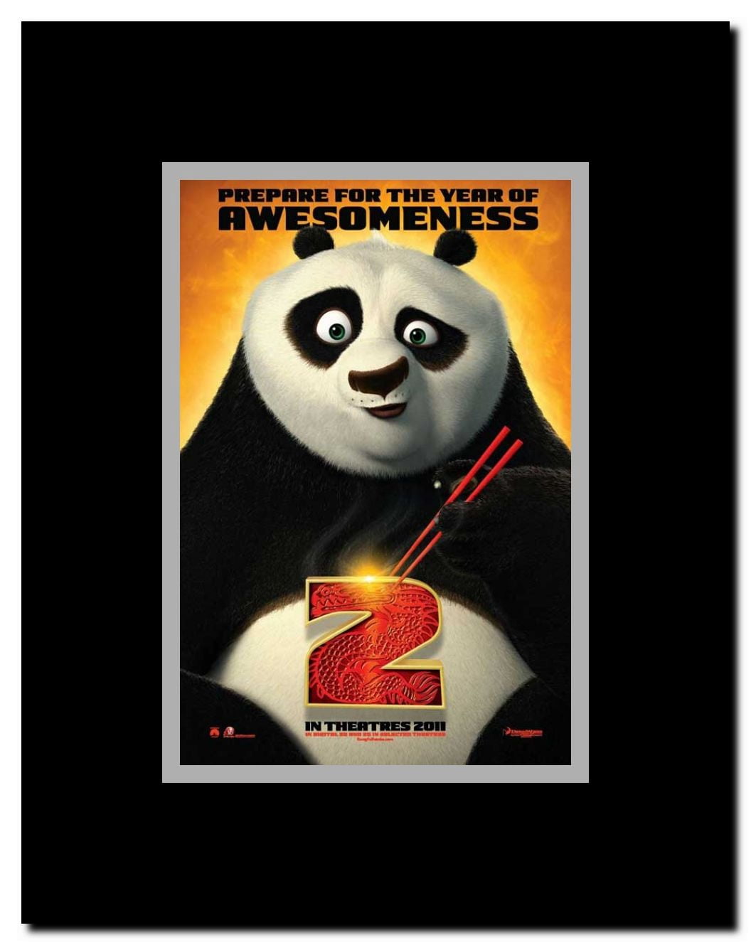 Kung Fu Panda 2 Framed Movie Poster