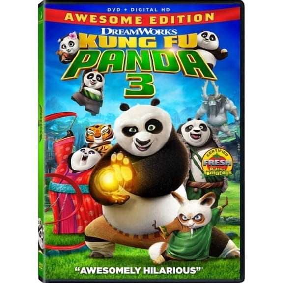 Kung Fu Panda 3, DVD,