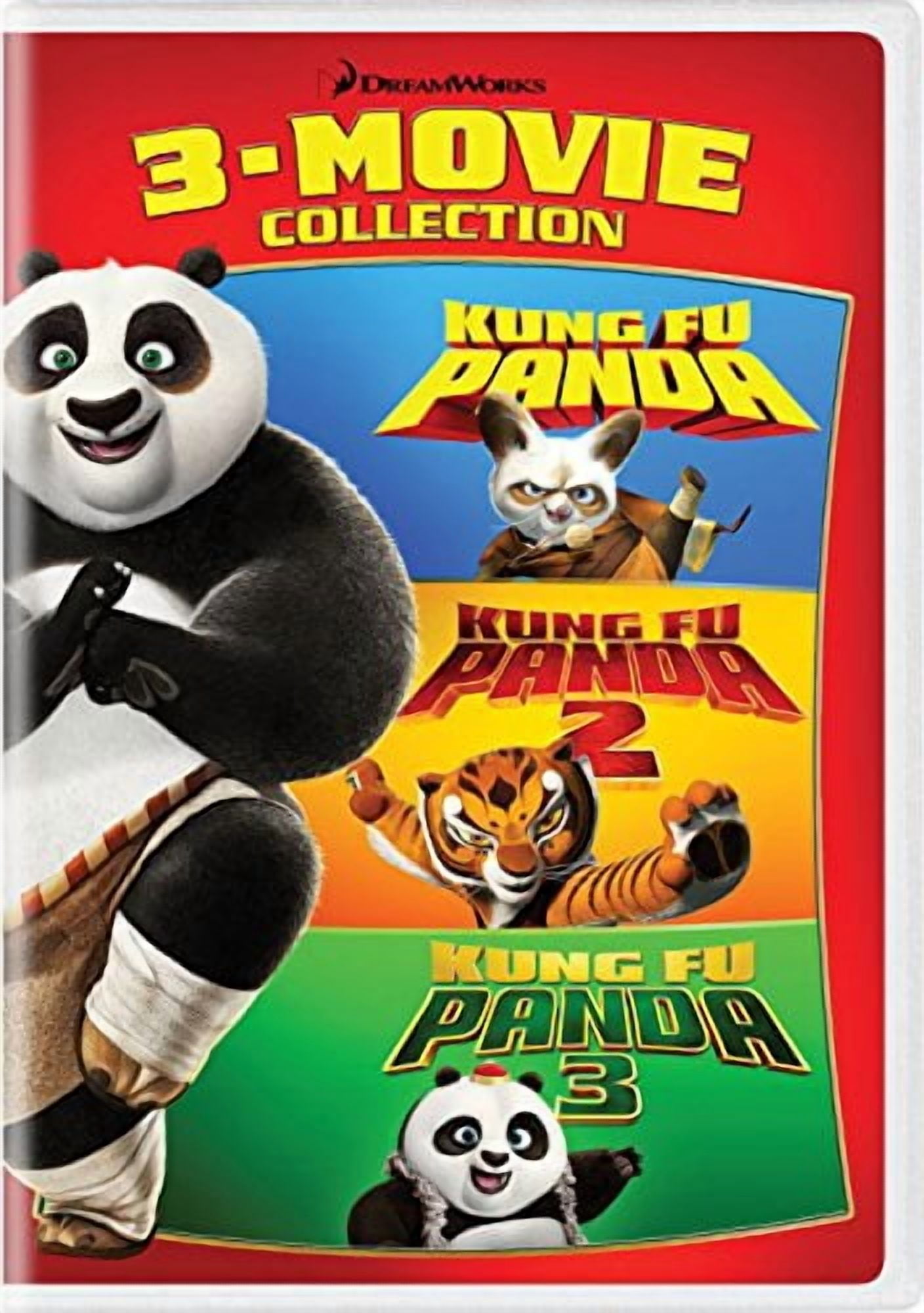 Kung Fu Panda 3-Movie Collection DVD Family Animation, DreamWorks