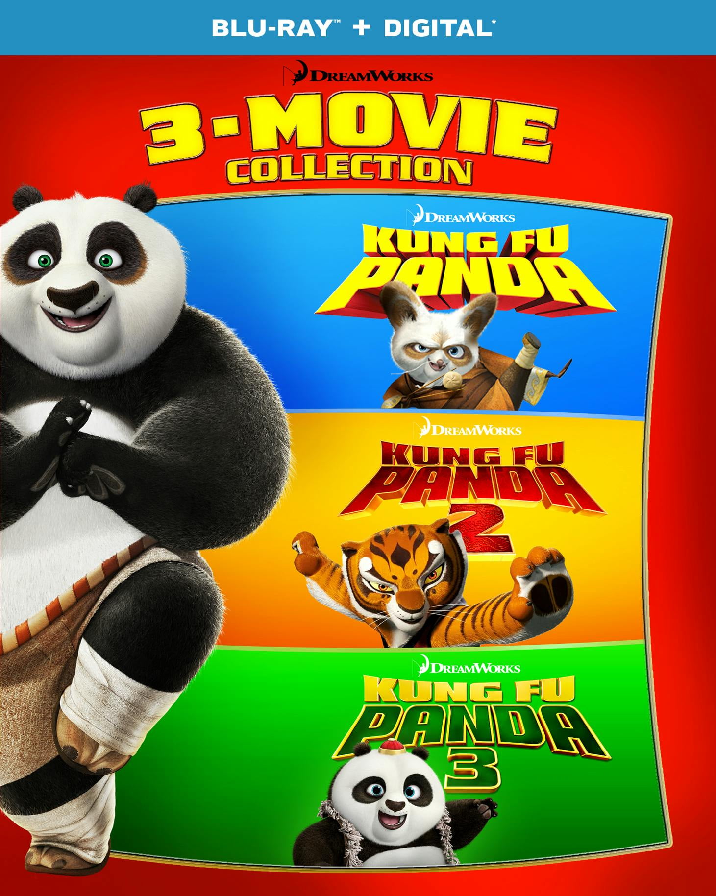UNIVERSAL STUDIOS Kung Fu Panda: 3-movie Collection [Blu-ray]