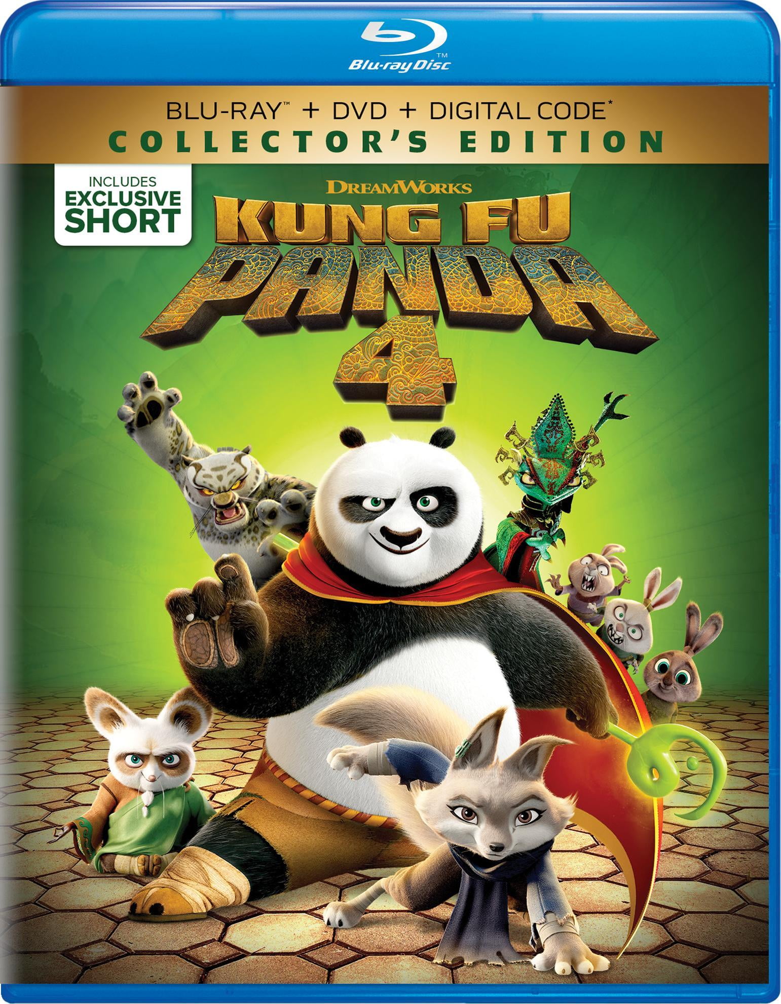 Kung Fu Panda 4 (Blu-ray + DVD + Digital Copy)