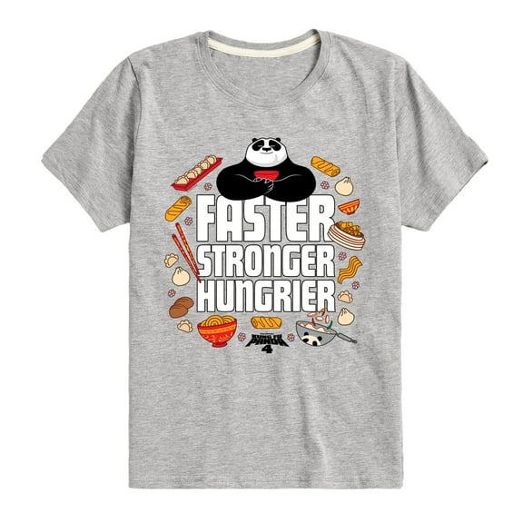 Kung Fu Panda 4 - Faster Stronger Hungrier - Toddler And Youth Short Sleeve Graphic T-Shirt