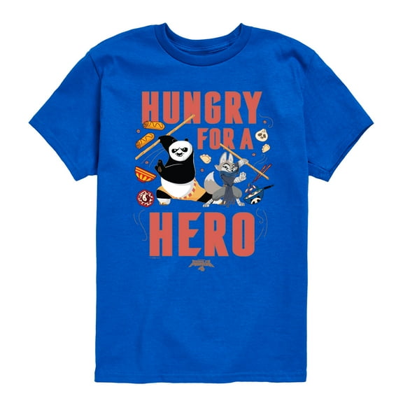 Kung Fu Panda 4 - Hungry For A Hero - Toddler And Youth Short Sleeve Graphic T-Shirt
