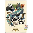 Kung Fu Panda 4 - Kung-Fu Wall Poster with Push Pins, 22.375" x 34 ...