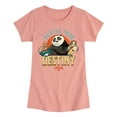 thumbnail image 1 of Kung Fu Panda 4 - Master Your Destiny - Girls Fitted Short Sleeve Graphic T-Shirt, 1 of 5