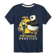 thumbnail image 1 of Kung Fu Panda 4 - Patience Practice - Toddler And Youth Short Sleeve Graphic T-Shirt, 1 of 5