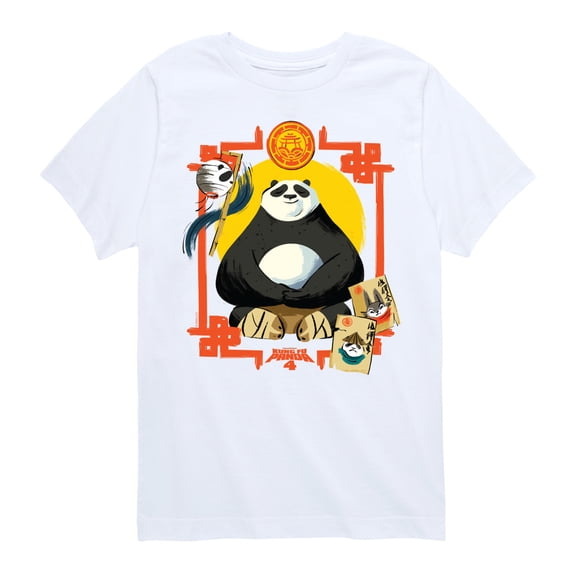 Kung Fu Panda 4 - Po Kung Fu Panda 4 - Toddler And Youth Short Sleeve Graphic T-Shirt