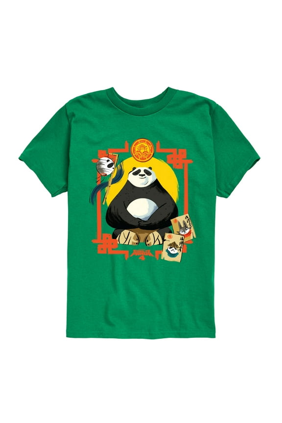 - Po Kung Fu Panda 4 - Toddler And Youth Short Sleeve Graphic T-Shirt