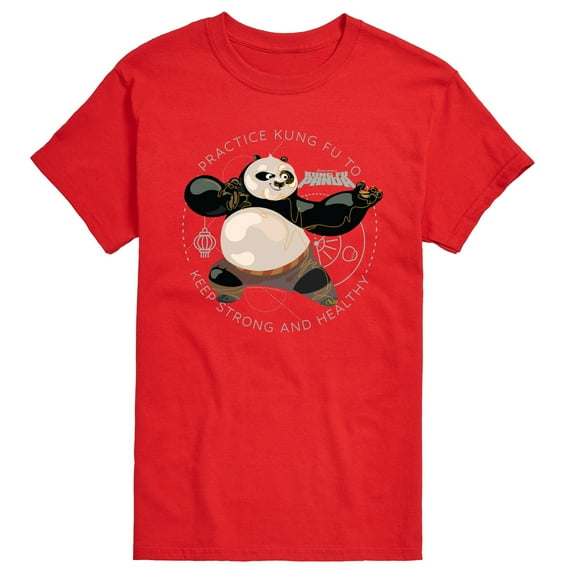 Kung Fu Panda 4 - Practice Kung Fu - Men's Short Sleeve Graphic T-Shirt