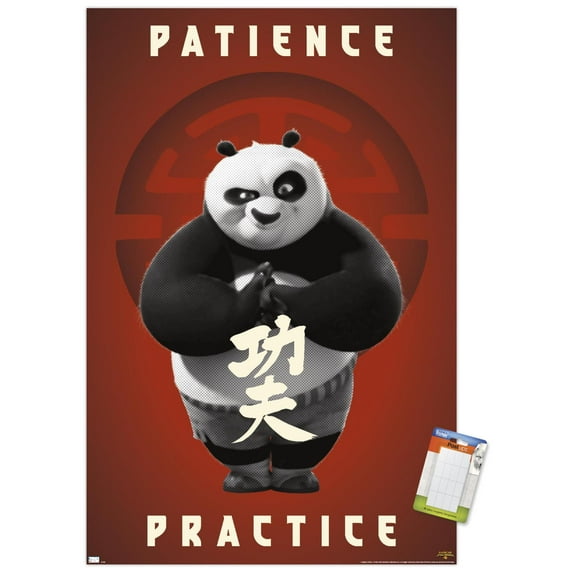 Kung Fu Panda 4 - Practice Wall Poster, 22.375" x 34"