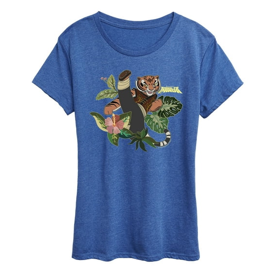 Kung Fu Panda 4 - Tiger Plants - Women'S Short Sleeve Graphic T-Shirt
