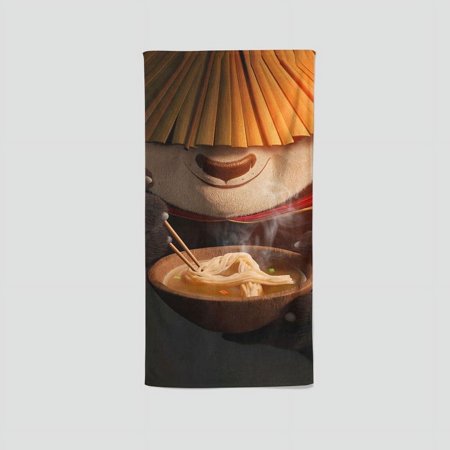 Kung Fu Panda 4's uniquely designed single-sided towel is a fantastic custom gift for fans. Perfect for gym, yoga, boxing, and sunbathing, it's 13.8"x28.7".
