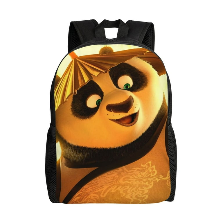 Kung Fu Panda Backpack Anime Cute Elementary Students Book Bag School Bag For Boys Girls And Teens Walmart