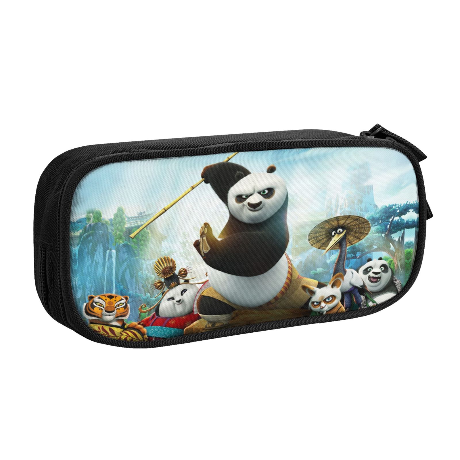 Kung Fu Panda Big Capacity Pencil Case Bag with Zipper, Aesthetic ...