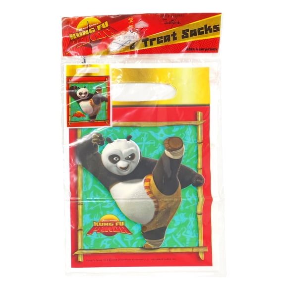 Kung Fu Panda Birthday Party Favor Treat Bags - Pack of 8