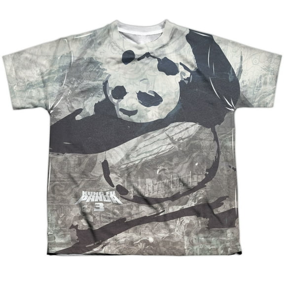 Kung Fu Panda - Brushed Po - Youth Short Sleeve Shirt - Large