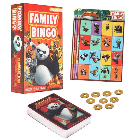 Kung Fu Panda Family Bingo Game