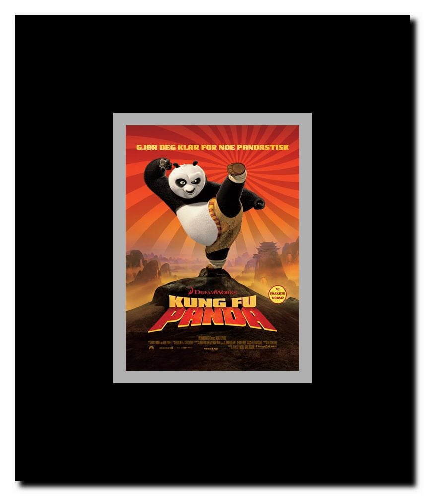 Kung Fu Panda Framed Movie Poster