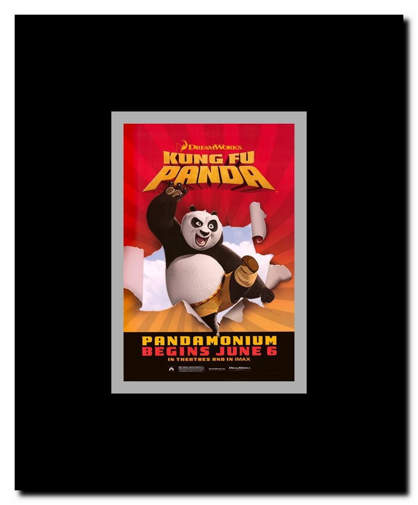 Kung Fu Panda Framed Movie Poster