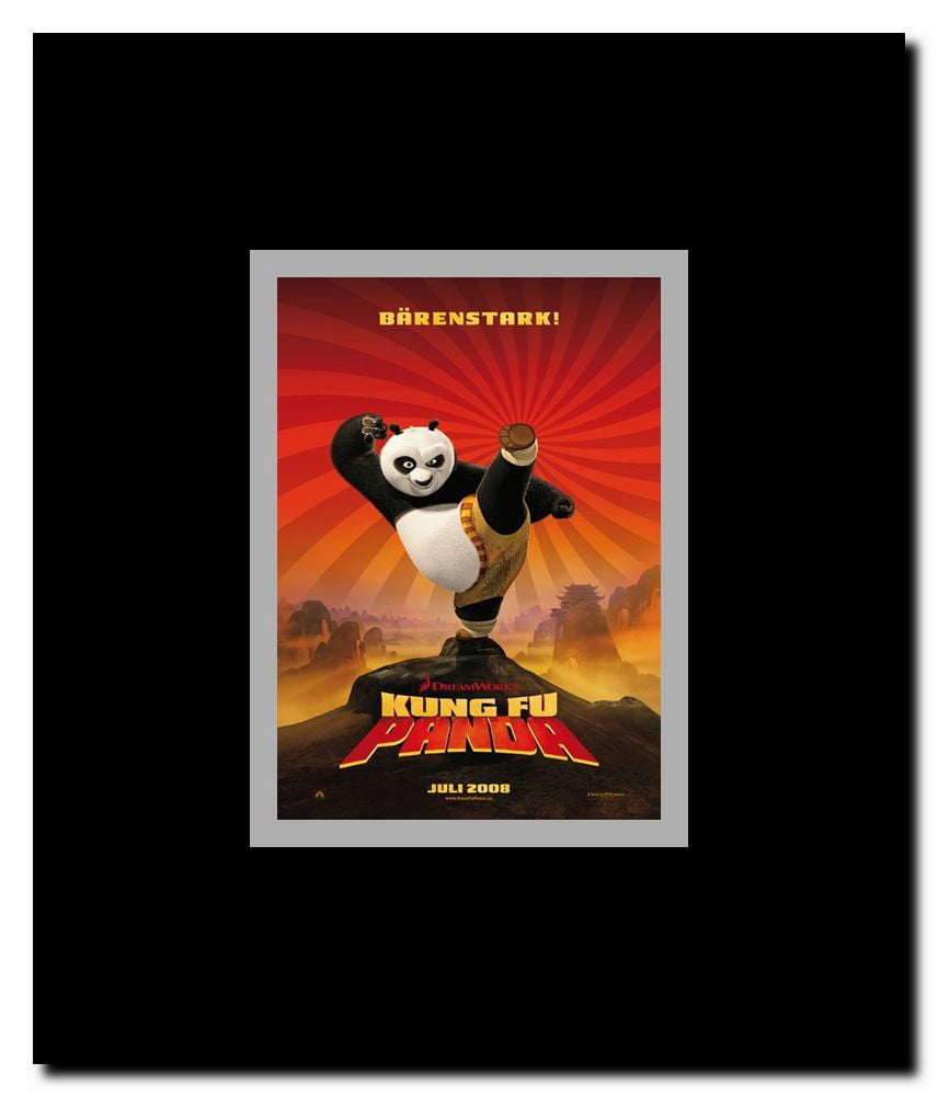 Kung Fu Panda Framed Movie Poster