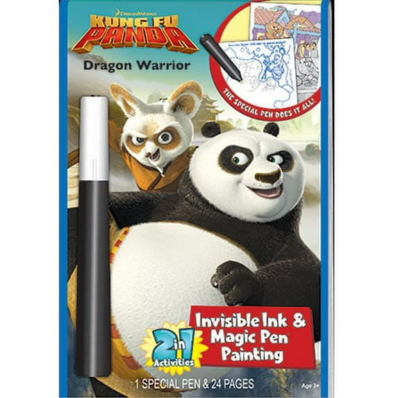 Kung Fu Panda Invisible Ink & Magic Painting Pen Set