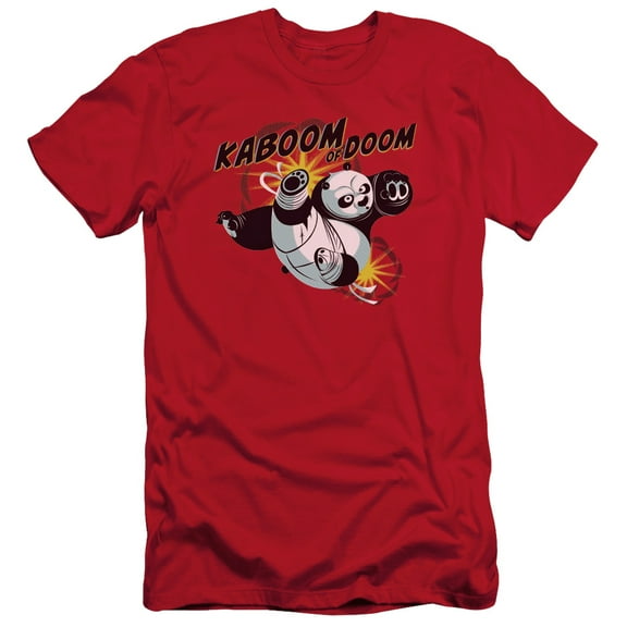 Kung Fu Panda - Kaboom Of Doom - Slim Fit Short Sleeve Shirt - Large