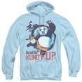 thumbnail image 1 of Kung Fu Panda/Kung Fu Adult Pullover Hoodie Sweatshirt-Light Blue, 1 of 1