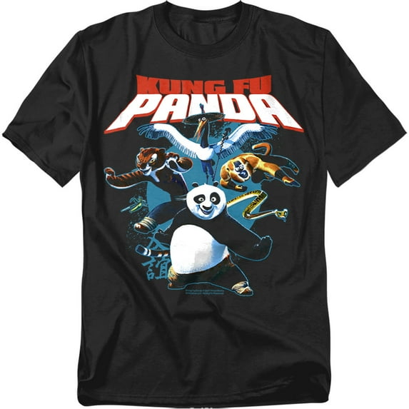 Kung Fu Panda T-Shirt Kung Fu Group Unisex Graphic Tee For Men & Women