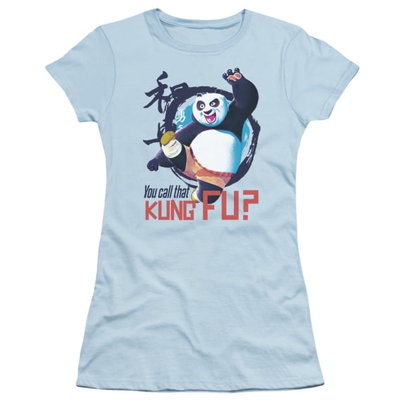 Kung Fu Panda/Kung Fu S/S Junior Women's T-Shirt Sheer-Light Blue