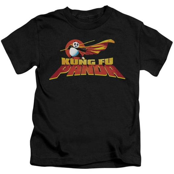 Kung Fu Panda - Logo - Juvenile Short Sleeve Shirt - 5/6