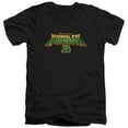 thumbnail image 1 of Kung Fu Panda/Logo S/S Adult V-Neck T-Shirt 30/1 T-Shirt Black, 1 of 1