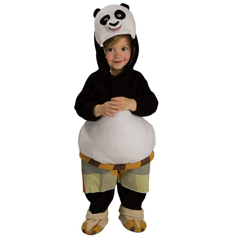 Kung Fu Panda Traje de Ni√É¬±o Costume with Mono Tocado for