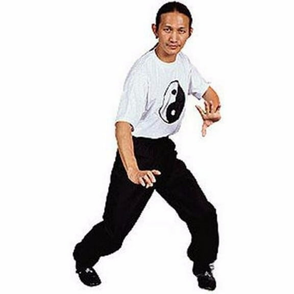 Kung Fu Pants - Black Size 7 (6'8/280 Ibs.)