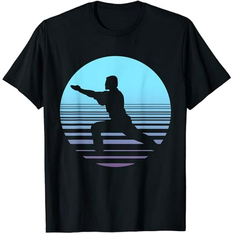 Taekwondo Martial Arts Shirt Retro Vintage Silhouette Gift Taekwondo Martial Arts Shirt Retro Vintage Silhouette Gift