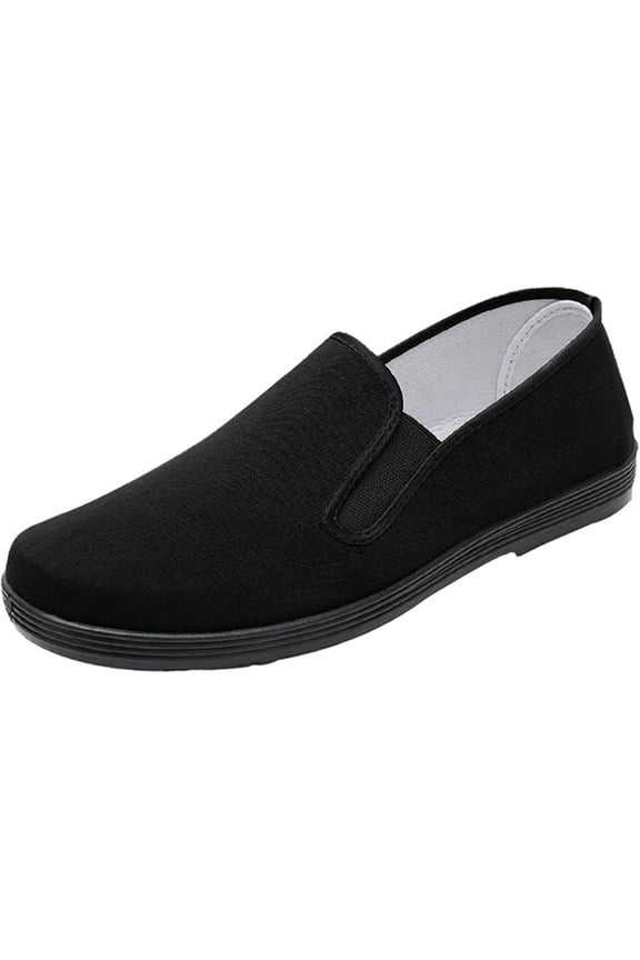 Kung Fu Shoes Unisex Tai Chi Martial Art Karate Slip-on Chinese Traditional Old Beijing Shoes for Men Women Rubber Sole