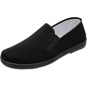 Kung Fu Shoes Unisex Tai Chi Martial Art Karate Slip-on Chinese Traditional Old Beijing Shoes for Men Women Rubber Sole