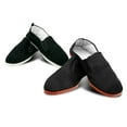 thumbnail image 1 of Kung Fu Tai Chi Shoes Martial Arts Rubber/Cotton Sole Slip On Ninja Slippers (RB, #2 US Men's), 1 of 2