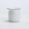 thumbnail image 1 of Kung Fu Tea Set Accessories Simple And Elegant Tea Cup Matte Finish Fat White Ceramic Fair Cup Cha Hai Tea Dispenser, 1 of 9